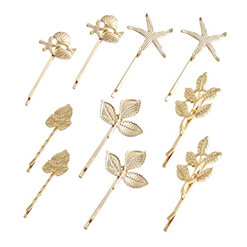 LRXIYODE 10stücke Goldene Haarspangen Aus Metall Haarnadeln Haarspangen Haarklammern Für Frauen Und Damen Wiederverwendbar Robust von LRXIYODE