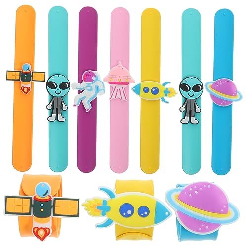 LRXIYODE 10 Stück Silikon Schnappring Armband Mädchen Slap Armbänder Party Lustiges Lustiges Festival Slap Armband Partygeschenk Silicagel LRXIYODE 10 Stück Silikon Schnappring Armband Mädchen Slap Armbänder Party Lustiges Lustiges Festival Slap Armband Partygeschenk Silicagel von LRXIYODE