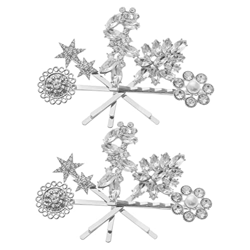 LRXIYODE 10 Stück Strass Haarnadeln Set Teiliges Set mit Dekorativen Haarspangen für und Mädchen für Hochzeiten Partys und Besondere Anlässe von LRXIYODE