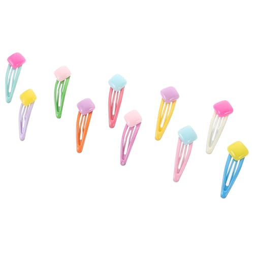 LRXIYODE 10 Stück Teiliges Bunte Haarklammern Candy Color Niedliche Haarclips aus Robustem Material Vielseitige Haarspangen für Frauen Mädchen und Teens Modisches Styling accessoire für von LRXIYODE