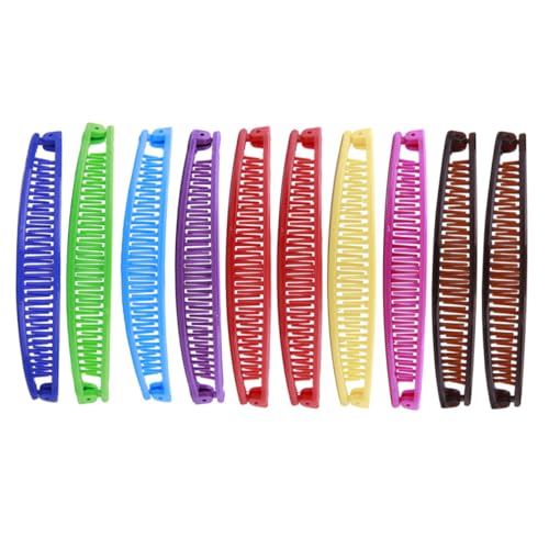 LRXIYODE 10 Stück Teiliges Farbige Haarspangen für Damen Halter für Stilvolle Haarnadeln für Partys und Alltag Robust und Rutschfest von LRXIYODE