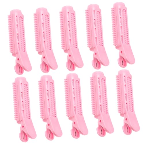 LRXIYODE 10 Stück Teiliges Haarklammern für Lockenwickler aus Robustem Abs Leichte Haarclips zum Volumenstyling und Fixieren von Haarsträhnen Schonend für Haare für Damen und Mädchen von LRXIYODE