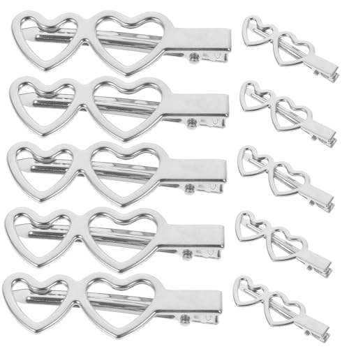 LRXIYODE 10 Stück Teiliges Metall Haarspangen mit Doppelt Stylische Haarklammern für Damen und Mädchen Langlebige Modische Haarclips für Alltag und Besondere Anlässe von LRXIYODE