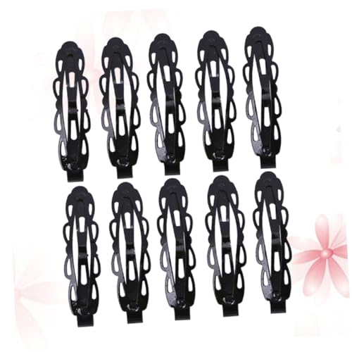 LRXIYODE 10 Stück Teiliges Schwarze Haarklammern Haarklammern Einfache Wassertröpfchen form Rutschfeste Haarnadeln für Junge Mädchen Haarschmuck Alltag Geeignet von LRXIYODE