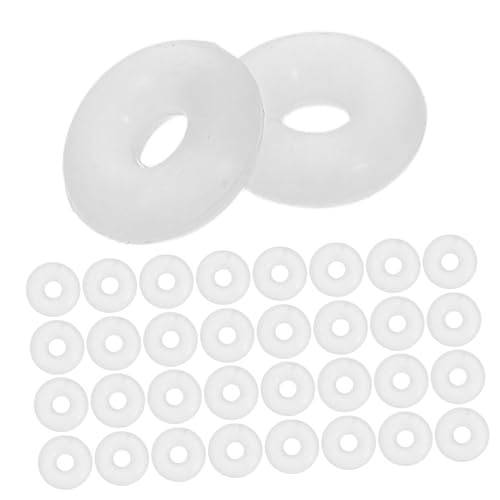 LRXIYODE 100 Stück Armband Positionierungsperlen Armbänder Abstandsperlen Schmuckzubehör Armband Abstandshalter Für Die Schmuckherstellung Runde Perlen Abstandsperlen Silikonperlen von LRXIYODE