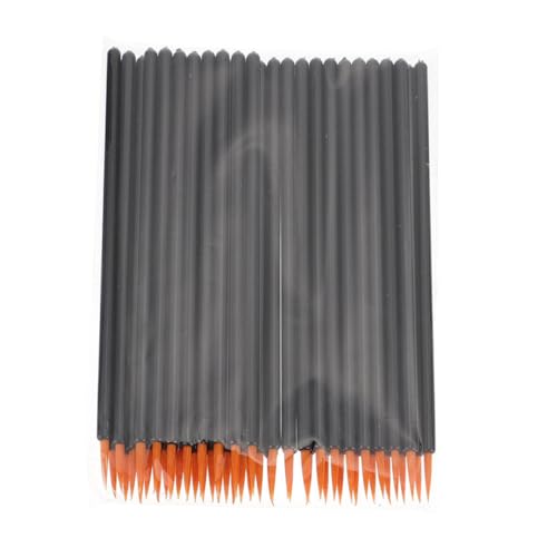 LRXIYODE 100 Stück Einweg eyeliner Pinsel mit Feiner Nylonfaser Präziser Lidstrich applikator Langlebiges Kunstfasermaterial Praktische Make up Werkzeuge für Mädchen und Profis von LRXIYODE