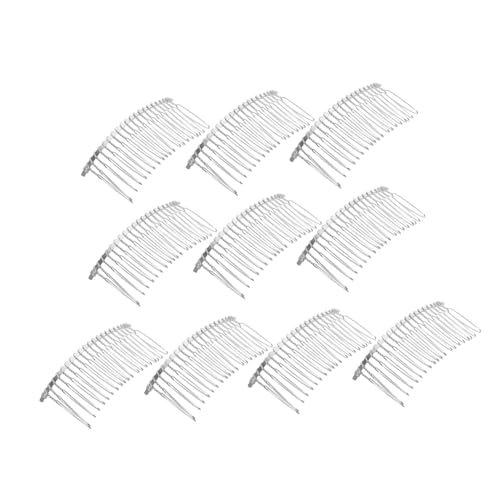 LRXIYODE 10stücke Teiliges Metall Haarkämme Für Frauen Mädchen Eleganter Haarschmuck Hochzeits Alltagsaccessoire Zähne Weiß von LRXIYODE