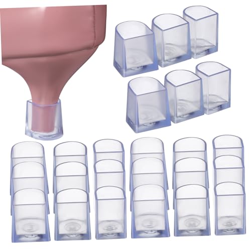LRXIYODE 12 Paar PVC Schuhabsatzschutz Transparente High Heel Schutzhülle rutschfest Verschleißfest Für Damen Für Veranstaltungen Und Alltag von LRXIYODE