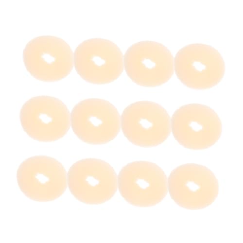 LRXIYODE 12 Stck Teiliges Donut Haarknoten Sicherer Langlebiger Haarduttformer für Mädchen Einfach Anzuwenden Farbecht und Formstabil für Schnelles Haarstyling und Duttfrisuren von LRXIYODE
