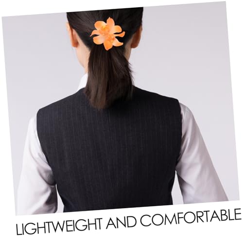 LRXIYODE 12 Stück Blüten Haarspangen Farbige Tropische Blumen Haarklammern Verblassungsresistente Realistische Künstliche Blüten Boho Sommer Haarschmuck für Frauen Mädchen Urlaub Strand von LRXIYODE