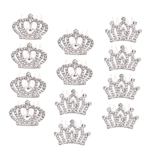 LRXIYODE 12 Stück Teiliges Haarschmuck mit Funkelnden Haarspangen Leichter Langlebiger Legierungs Haarkamm für Mädchen Geeignet für Partys Geburtstage Aufführungen und Festliche Anlässe von LRXIYODE