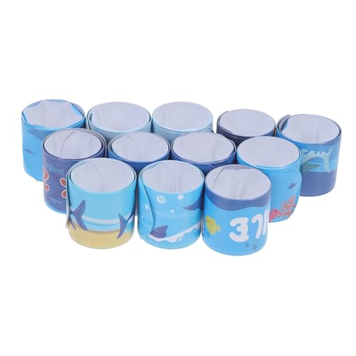 LRXIYODE 12 Stück Teiliges Schnapparmband für Flexibles Langlebiges Armband Einfach Anzulegen Buntes Party für Jungen und Mädchen Sicher und Leicht Tragbar von LRXIYODE