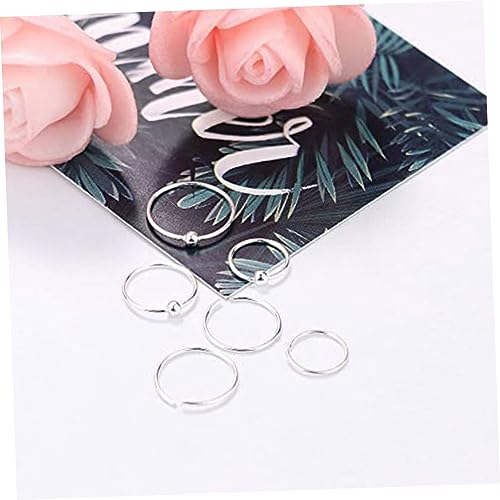 LRXIYODE 12 Stück Teiliges Set Silberne Ohrringe Nasenringe für Damen Leichte Piercing Schmuckstücke mit Zirkonia für Alltag Partys Besondere Anlässe LRXIYODE 12 Stück Teiliges Set Silberne Ohrringe Nasenringe für Damen Leichte Piercing Schmuckstücke mit Zirkonia für Alltag Partys Besondere Anlässe von LRXIYODE
