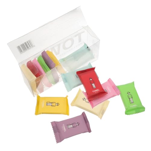 LRXIYODE 14stücke Komprimierte Handtücher Einweg Gesicht Handtücher Für Reisen Leicht Saugfähig Kompakt Baumwolle Tragbare Reinigungstücher Für Outdoor Aktivitäten von LRXIYODE