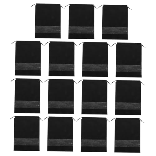 LRXIYODE 15stücke Schuhbeutel Aus Vliesmaterial Mit Transparentem Fenster Tragbar Und Staubdicht Mit Kordelzug Für Reisen Und Aufbewahrung Geeignet Für Männer Und Frauen von LRXIYODE