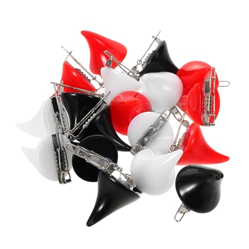 LRXIYODE 18stücke Dämonenhörner-clips Aus Harz Realistische Hornformen Für Halloween-haarschmuck Cosplay-kostüm-accessoire Party-haarspangen Für Frauen Und Mädchen von LRXIYODE