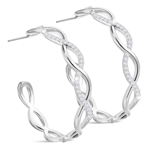 LRXIYODE 1Paar Creolen für Damen Robuste Langlebige Ohrringe Einzigartiger Form für Täglichen Gebrauch Stilvolle Anlässe LRXIYODE 1Paar Creolen für Damen Robuste Langlebige Ohrringe Einzigartiger Form für Täglichen Gebrauch Stilvolle Anlässe von LRXIYODE