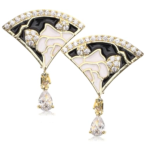 LRXIYODE 1Paar Damen Ohrstecker Hochwertigem Material Fächerförmige Ohrringe Modischer Ohrschmuck für Teenager Frauen Accessoires für Besondere Anlässe LRXIYODE 1Paar Damen Ohrstecker Hochwertigem Material Fächerförmige Ohrringe Modischer Ohrschmuck für Teenager Frauen Accessoires für Besondere Anlässe von LRXIYODE