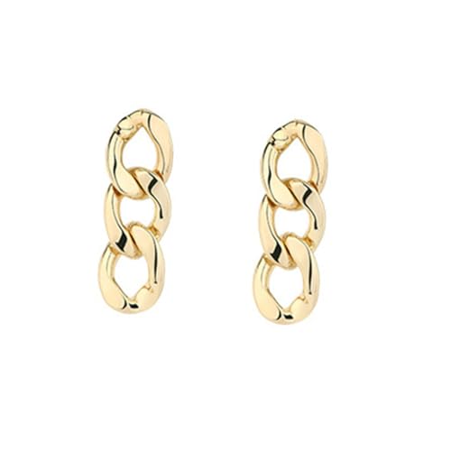 LRXIYODE 1Paar Goldene Kettenohrringe für Damen Minimalistische Dangle Ohrringe Stilvolle Baumelnde Ohrstecker im Angesagten Design Look LRXIYODE 1Paar Goldene Kettenohrringe für Damen Minimalistische Dangle Ohrringe Stilvolle Baumelnde Ohrstecker im Angesagten Design Look von LRXIYODE