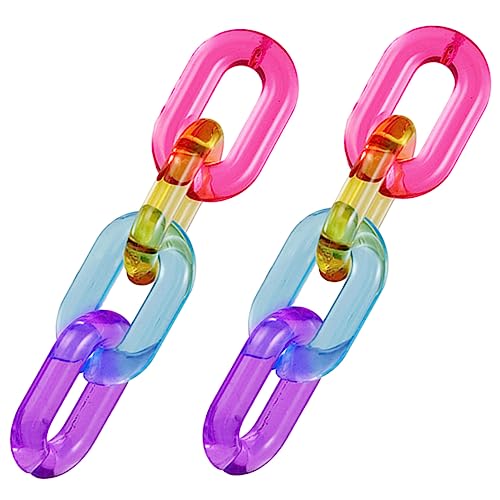 LRXIYODE 1Paar Kettenohrringe für Frauen Extravaganter Transparenter Dangle Schmuck Partys Besondere Anlässe Leicht Hypoallergen für Damen LRXIYODE 1Paar Kettenohrringe für Frauen Extravaganter Transparenter Dangle Schmuck Partys Besondere Anlässe Leicht Hypoallergen für Damen von LRXIYODE