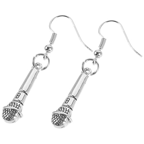 LRXIYODE 1Paar Kreative Mikrofon Ohrringe für Damen Ausgefallene Baumelnde Statement Ohrringe Leicht Partys Jubiläen Modischer Schmuck LRXIYODE 1Paar Kreative Mikrofon Ohrringe für Damen Ausgefallene Baumelnde Statement Ohrringe Leicht Partys Jubiläen Modischer Schmuck von LRXIYODE
