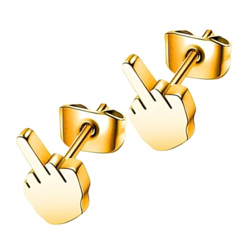 LRXIYODE 1Paar Metall Ohrstecker für Damen Herren Mittelfinger Ohrringe im Punk Modischer Ohrschmuck Leicht Hautfreundlich für an Besonderen Anlässen LRXIYODE 1Paar Metall Ohrstecker für Damen Herren Mittelfinger Ohrringe im Punk Modischer Ohrschmuck Leicht Hautfreundlich für an Besonderen Anlässen von LRXIYODE