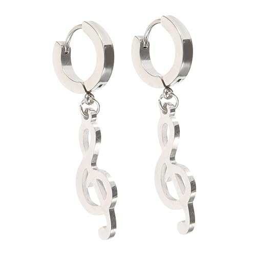 LRXIYODE 1Paar Musiksymbol Ohrringe für Männer Cooles Hip Handgefertigt Hochwertigem Legierungsmaterial Geschenkidee für Freunde Charmanter Ohrenschmuck LRXIYODE 1Paar Musiksymbol Ohrringe für Männer Cooles Hip Handgefertigt Hochwertigem Legierungsmaterial Geschenkidee für Freunde Charmanter Ohrenschmuck von LRXIYODE