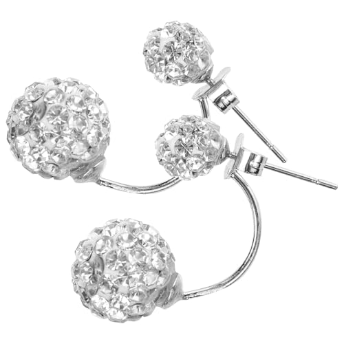 LRXIYODE Silber Ohrstecker Damen Strass Ohrringe für Hochzeit Ohrstecker S925 Hautfreundlich Chic Schmuck für Frauen Alltag und Besondere Anlässe von LRXIYODE