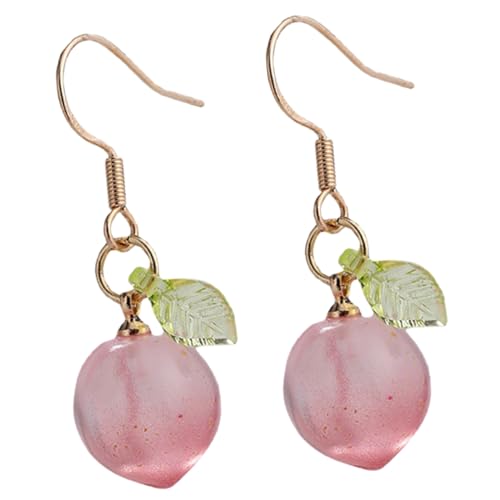 LRXIYODE 1Paar Pfirsichfarbene Dangle Ohrringe für Damen Leichte Ästhetische Ohrringe im Zarten Look für Parties Allergiefrei Langlebig Perfektes LRXIYODE 1Paar Pfirsichfarbene Dangle Ohrringe für Damen Leichte Ästhetische Ohrringe im Zarten Look für Parties Allergiefrei Langlebig Perfektes von LRXIYODE
