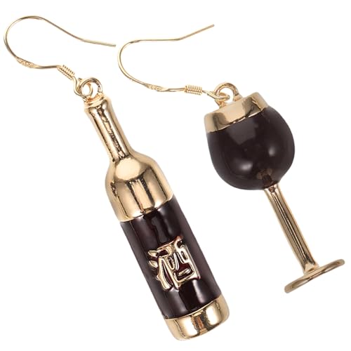 LRXIYODE 1Paar Rotwein Flasche Becher Ohrringe Damen Ohrhänger im Einzigartigen Design für Besondere Anlässe Perfektes für Weinliebhaber LRXIYODE 1Paar Rotwein Flasche Becher Ohrringe Damen Ohrhänger im Einzigartigen Design für Besondere Anlässe Perfektes für Weinliebhaber von LRXIYODE