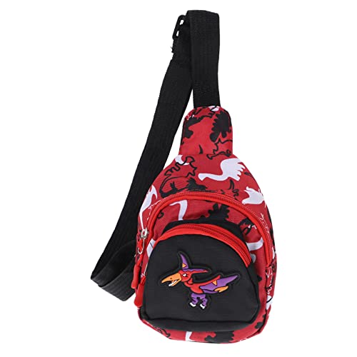 LRXIYODE 1Stück Brusttasche für Umhängetasche Hochwertigem Langlebig Komfortabel für Snacks Schlüssel Stylishes Dinosaurierdesign für Jungen von LRXIYODE