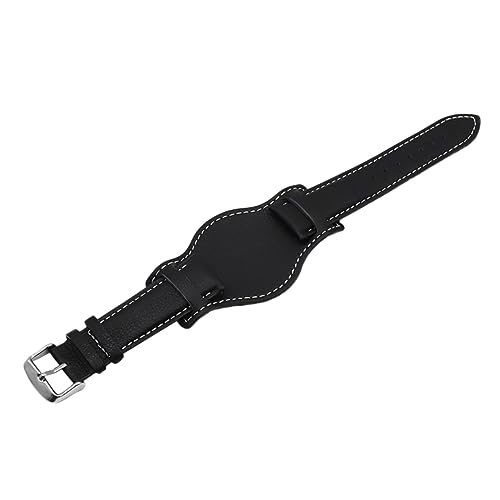 LRXIYODE 1Stück Klassisches Lederarmband für Uhren Metall Allergie Robustes Design Installieren Perfektes für Allergiker Jahre Stil von LRXIYODE