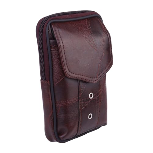 LRXIYODE -Handytasche Für Herren Mit Vertikaler Taillen-geldbörse Für Kreditkarten Bargeld Und Handy Robustes Mit Reißverschluss Für von LRXIYODE