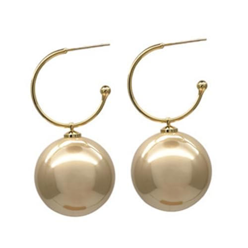 LRXIYODE 2 Paar Exklusive Damen Ohrringe Künstliche Perlen Ohrstecker und Tropfen Modisches Design in Champagnergold und Rosa Leicht Langlebig für Alltag und Partyaccessoires von LRXIYODE