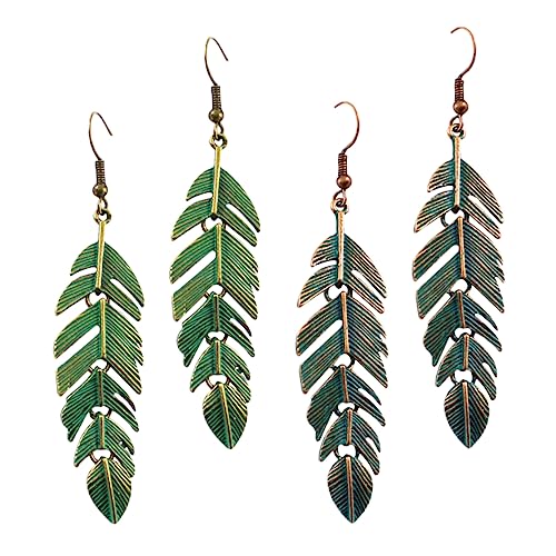 LRXIYODE 2 Paare Damen Retro Ohrringe Hängende Ohrringe für Frauen Modischer Schmuck für Alltag und Besondere Anlässe Natur Inspiriertes Design Ergänzung für Outfit LRXIYODE 2 Paare Damen Retro Ohrringe Hängende Ohrringe für Frauen Modischer Schmuck für Alltag und Besondere Anlässe Natur Inspiriertes Design Ergänzung für Outfit von LRXIYODE