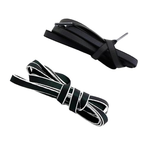 LRXIYODE 2 Paare Reflektierende Schnürsenkel Holografisch Farbwechselnd Langlebig Unisex Passend für Sneaker Turnschuhe Sportschuhe Stiefel Leuchtende Schuhbänder für Männer und Frauen von LRXIYODE