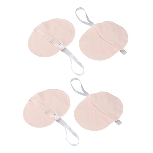 LRXIYODE 2 Paare Unsichtbare Achselpads aus Baumwolle Atmungsaktive und Absorbierende Schweißpolster für Damen und Herren Komfortabel und Wiederverwendbar gegen Schweißflecken im Sommer von LRXIYODE