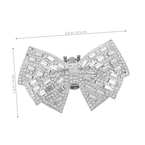 LRXIYODE 2 STÜCK Abnehmbare Schleifen Schuhclips mit Strasssteinen Dekorative Schuhschnallen für Damen Vielseitige DIY Schuhschmuck Accessoires für High Heels Hochzeit und Party von LRXIYODE