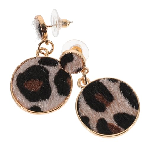 LRXIYODE 2 STÜCK Leopard Muster Runde Ohrringe Set Geometrische Plüsch Ohrstecker für Damen Vintage Ethnischer Stil für Alltag und Besondere Anlässe LRXIYODE 2 STÜCK Leopard Muster Runde Ohrringe Set Geometrische Plüsch Ohrstecker für Damen Vintage Ethnischer Stil für Alltag und Besondere Anlässe von LRXIYODE