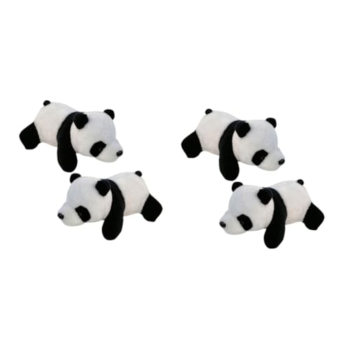 LRXIYODE 2 Sätze Baumwollbrosche Frauengeschenk Panda Brooch Panda Design Stereoscopic Pin Elegant Brooch Panda Shape Decoration Pandaförmige Brosche Tier Brosche Weiß 2 Stück * 2 von LRXIYODE