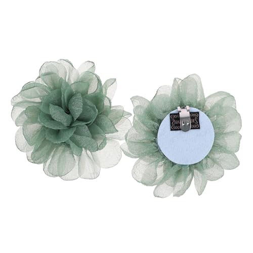 LRXIYODE 2 Stück Abnehmbare Blumen Schuhclips Damen Schuhschnallen Dekorative Accessoires für High Heels Hochzeit Party Styling von LRXIYODE