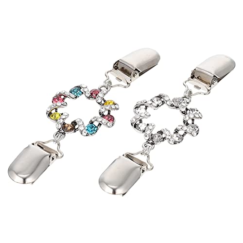 LRXIYODE 2 Stück Broschen Clips für Pullover und Schals Stilvolle Schmuckstücke zur Befestigung von Schals und Cardigans für Frauen und von LRXIYODE