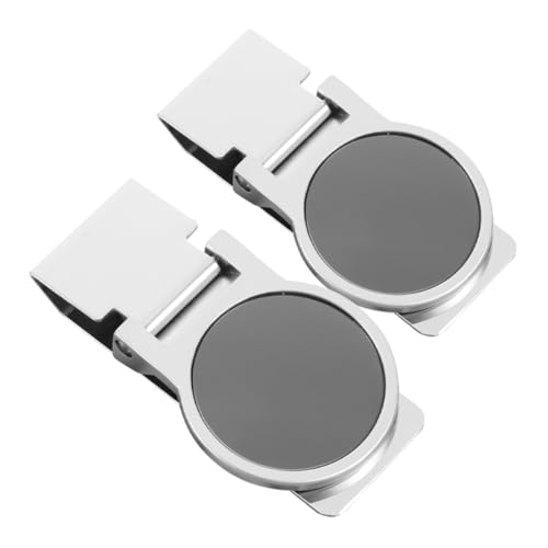 LRXIYODE 2 Stück Edelstahl Geldklammer Schlanker Eleganter Geldclip mit Glattem Innenbereich Schützt Geldscheine und Karten Minimalistisches Design für Männer und Damen Robust und Handlich von LRXIYODE