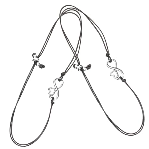 LRXIYODE 2 Stück Edelstahl Mutter Tochter Armband Herz Charm Design Liebe Tochter Mutter Wrist Jewelry Verstellbar Robust Alltagsschmuck von LRXIYODE