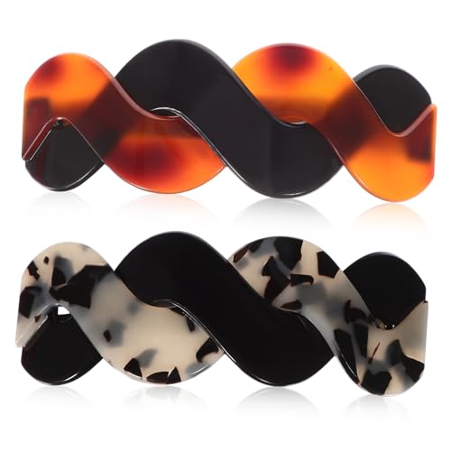 LRXIYODE 2 Stück Flache Haarspangen für Dickes Haar Retro Haarklammern mit Sicherem für Verschiedene Frisuren Damen Haaraccessoires in Rotbraun und Schildkrötenmuster LRXIYODE 2 Stück Flache Haarspangen für Dickes Haar Retro Haarklammern mit Sicherem für Verschiedene Frisuren Damen Haaraccessoires in Rotbraun und Schildkrötenmuster von LRXIYODE