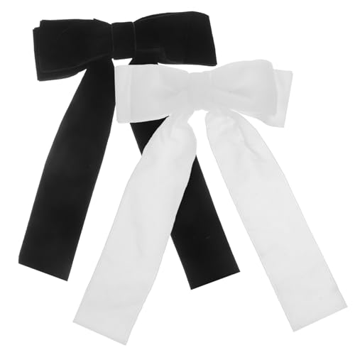 LRXIYODE 2 Stück Große Samt Haarklammern Bowknot Haarspangen für Damen und Mädchen Starke Flexibilität Fester Sitz Wiederverwendbar Geeignet für Dickes und Dünnes Haar Modisches von LRXIYODE