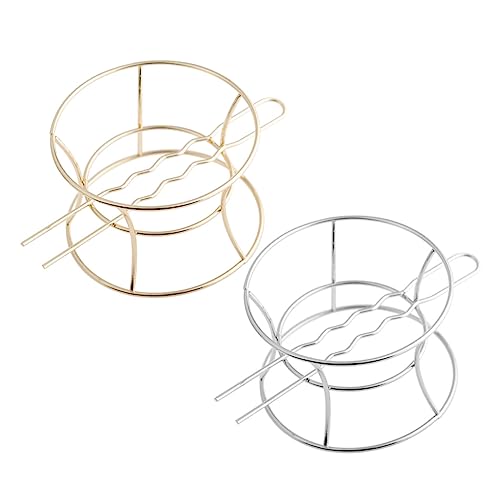 LRXIYODE 2 Stück Haarnadeln Schalenform Vintage Haarspangen für Damen für Hochsteckfrisuren für Partys Hochzeiten und Festliche Anlässe von LRXIYODE