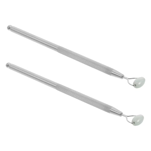 LRXIYODE 2stücke Jade- Und Hautroller Für Gesichtsmassage Mit Eis-gesichtsroller- Tragbares Massagegerät Für Hautpflege Und Facelifting Geeignet Für Männer Und Frauen von LRXIYODE