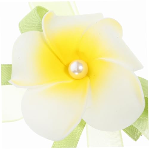 LRXIYODE 2 Stück Kleine Plumeria Haarklammern für Dünnes Haar Niedliche Hawaii Haarspangen für Mädchen Modische Blumen Haarclips Dekorative Haarschmuck Accessoires von LRXIYODE