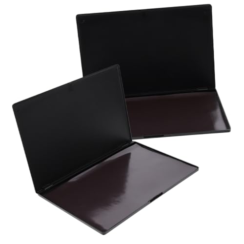 LRXIYODE 2 Stück Leere Lidschattenpalette Magnetische Große Aufbewahrungsbox Robuster Kunststoff Vielseitig für DIY Lidschatten Lippenstift und Make up Tragbar für Reisen und Alltag von LRXIYODE